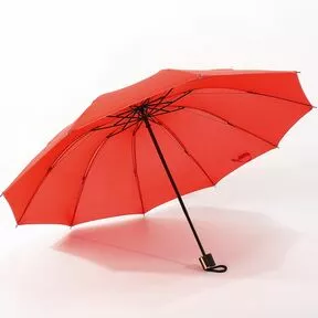 красный зонт 
